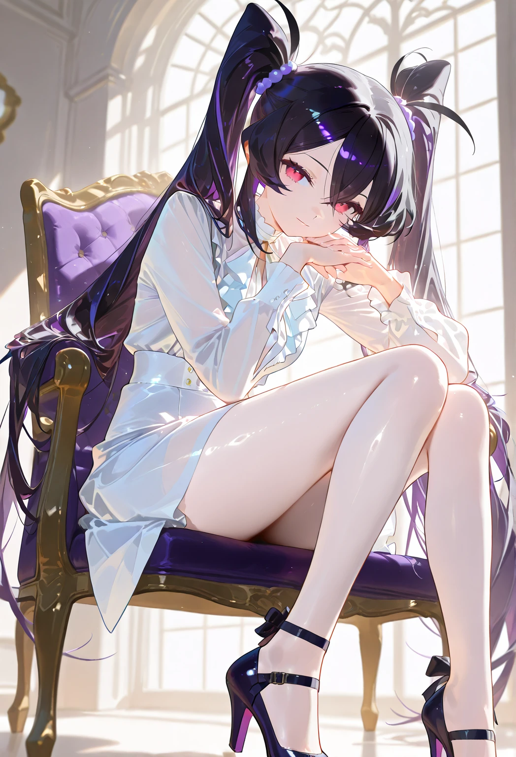 Girl with closed eyes (one)