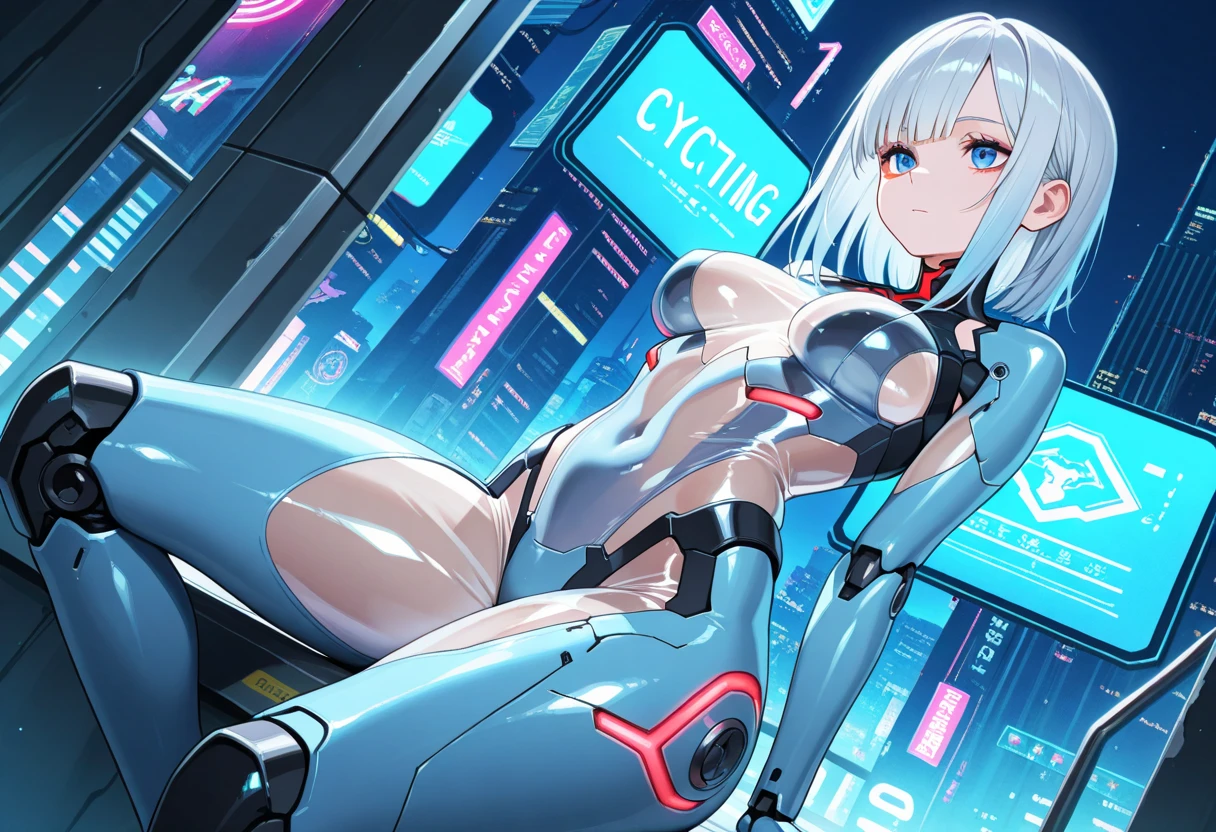 glasses, (1girl:1.3), solo,__body-parts__, official art, unity 8k wallpaper, ultra detailed, beautiful and aesthetic, beautiful, masterpiece, best quality, RAW, masterpiece, super fine photo,, best quality, super high Resolution, photorealistic, sunlight, full body portrait, stunningly beautiful,dynamic pose, delicate face, vibrant eyes, (side view), she is wearing a futuristic ironman,white and GOLD, she is fingering her pussy,masturbatuon,stradding,lean on back,Highly detailed night-city background, detailed face, detailed complex busy background, high detailed skin, realistic skin details, visible pores, sharp focus, volumetric fog, 8k uhd, dslr camera, High quality, film grain, fair skin, photorealism, lomography, sprawling metropolis in a futuristic dystopia, view from below, translucent,nipples,straddling,hashful FACE