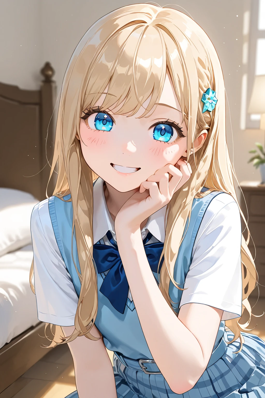 A young woman with a dual identity