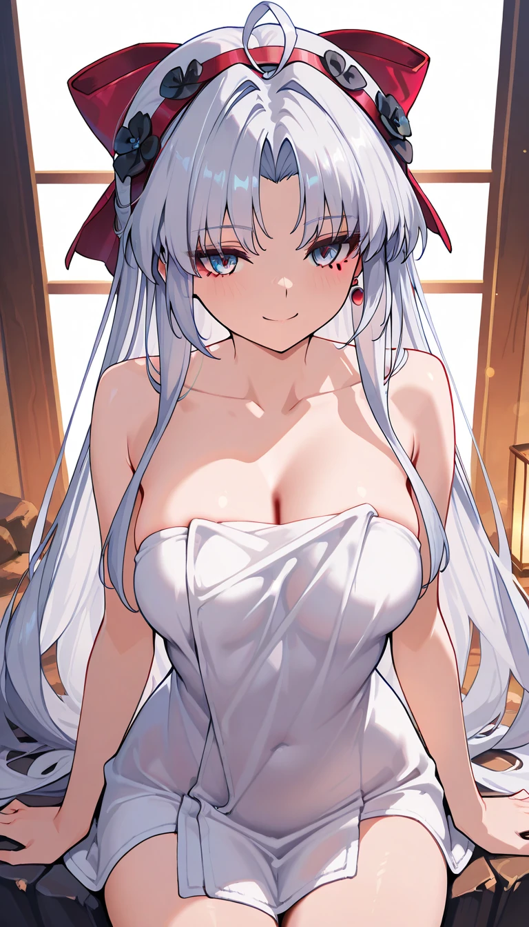 re zero, anime, masterpiece, cute, high quality, detailed key anime art, highly detailed, elegant, curvy body, smile, cleavage, sharp focus, long skirt, big breast, beautiful background, Christmas, snowing
