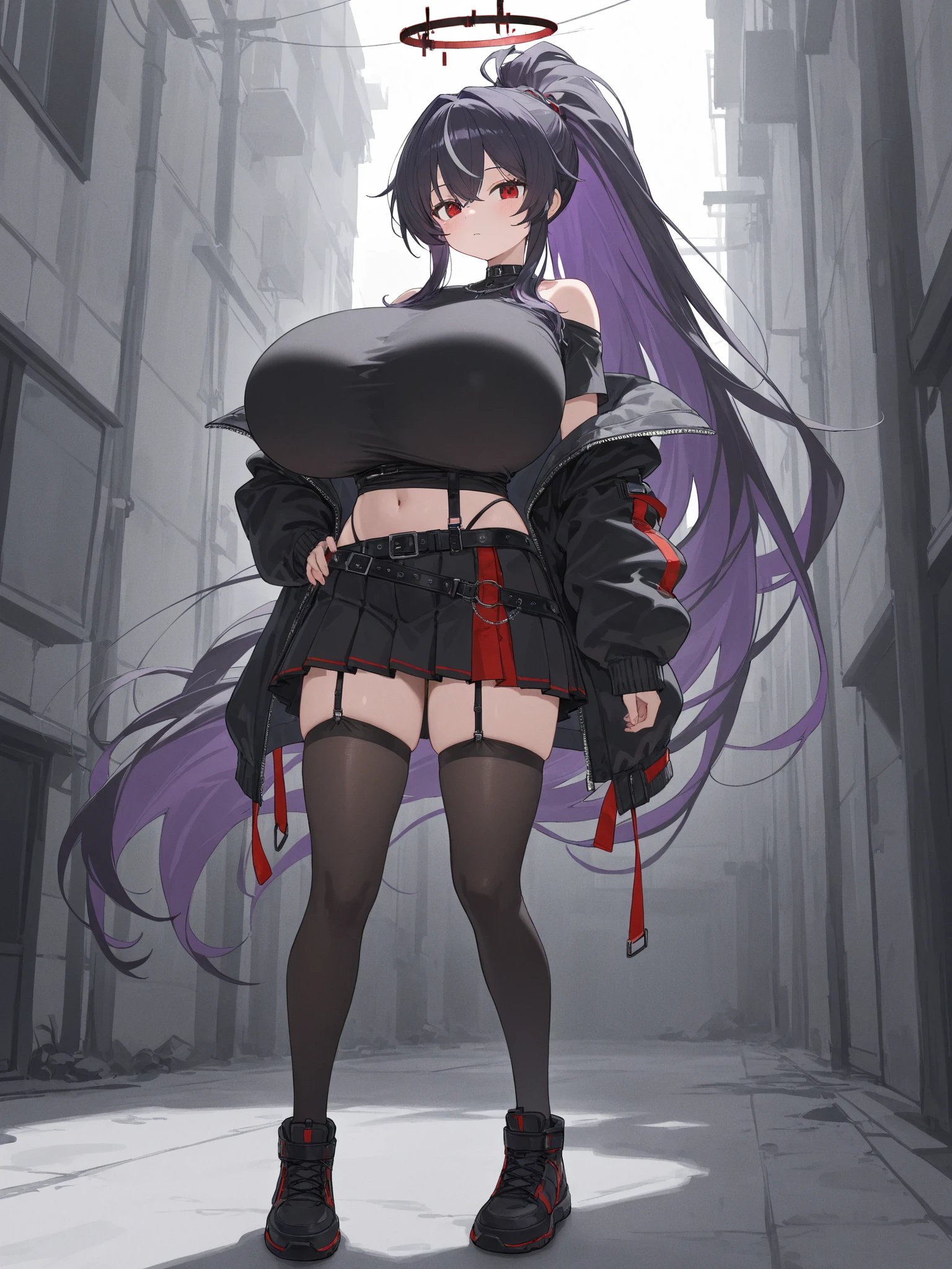 A woman wearing a dress with a name tag on her chest, hinata hyuga, thick, tits, (software) safe for work, have big breasts, revealing clothes, Spy x Family Anya, thin neck, breasts covered and software, fully clothed!!!, have big breasts, black haired magician, anime moe art style、 スレンダーボディ、fishnet stocking