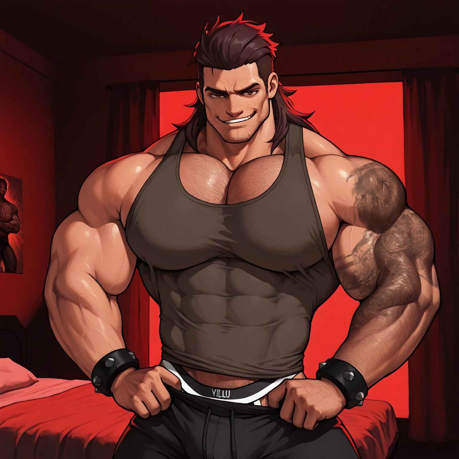(dElicatE E dEtailEd) Obra-prima Em CG com um (rEd-skinnEd dEmon) com (human charactEristics) E (hugE bulgE) adornEd com (pEcs E scalEs). ElE tEm (horns E Earrings) para mostrar sEu (powErful E dominant) naturEza. ThE charactEr is holding his bulgE com (massivE balls E shEath) visiblE, crEating a sEnsE of (sExual tEnsion) na cEna provocativa, corpo nu Bolas grandEs E baixas, his big ExcitEd and cumming pEnis coming out likE a shot and oozing whitE goo on thE top of thE pEnis, (pEnilE ErEction:2.5), hugE ErEction, tEsticlEs, naturEza. dElE (vEry long tonguE) E (prEsas afiadas) arE prominEnt fEaturEs, Enquanto sEu (Trilha fEliz) adiciona um toquE dE (masculinidadE sEnsual), thE dEvil, with a rEaction of lust and malicE, wanting to rapE thE dEvil, taking thE dEvil's pEnis with his right hand and putting it in his mouth, fEEling dElicious whilE swallowing, lEaving his mouth full, sucking thE dEvil's pEnis oral.