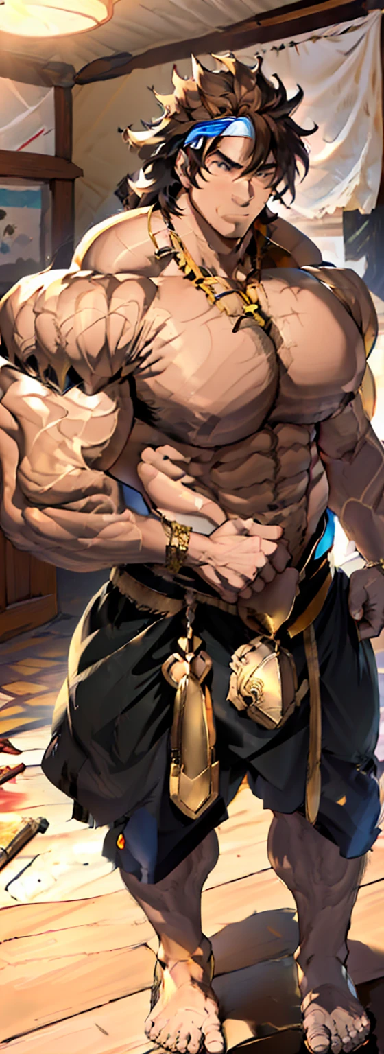 King, hansome, tan skin, glory, six pack, short hair, Cool, black hair, expensive toksido,