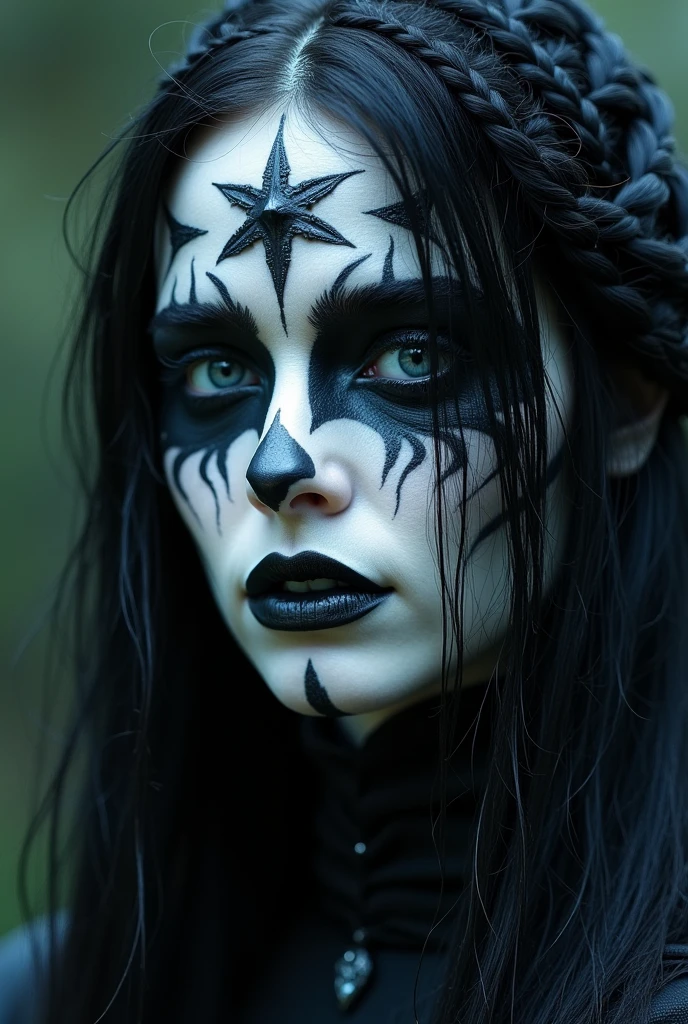 Black metal makeup