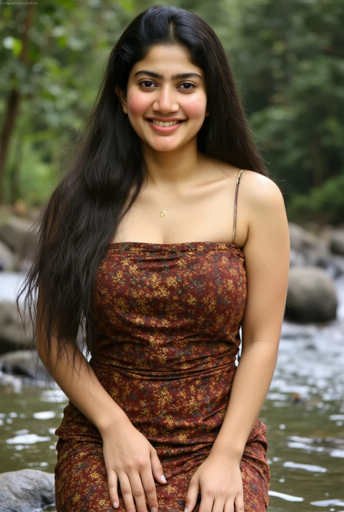 monali thakur Indian beautiful actress curvy plus size hour glass bulky figure woman, closeup camera view, wearing SHEIN SHEIN LUNE Plus Swiss Dot Guipure Lace Panel Tank Top SKU: sf2302092293399779 GBP£7.99 GBP£8.99 -11% Including VAT shein club logo Save GBP£0.40 off this item after joining. Color: White, different style hairstyle, bright eyes, thin eyebrows, fair skin, blushing cheeks, prefect head to toe view, full body view, Tropical Waterfall: A lush waterfall in a tropical paradise with lush greenery and cascading water. smile face, black hair, Indian face, perfect skin tone light, ultra realistic skin texture