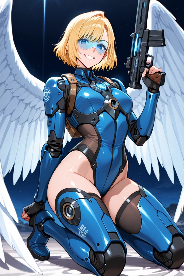 battle robot,(blonde girl),(huge ponytail),bright blue eyes,Blue Light Energy Long Sword,galactic,Mechanical and exquisite,((blonde beauty))pubic detail,mechanical wings,elegant,Blue Mecha,Bright blue-blue eyes high heels stockings),land,Mechanical and exquisite,pubic detail,mechanical wings,elegant,The tree々,There are hands and feet,angular,angular,immensity,wind,misty,Mecha's eyes glow blue.,Blue Mecha,Bright blue-blue eyes,Holding the sword of delicate light energy.,Skysky,Mechanical and exquisite,pubic detail,Huge mechanical wings,elegant,The tree々,There are hands and feet,angular,angular,immensity,baiyun,misty,Mecha's eyes glow blue.,pubic detail,winds of the future,holiness,cavalier,battle robot,bright blue eyes,Blue delicate sniper rifle,Skysky,Mechanical and exquisite,pubic detail,Huge mechanical wings,elegant,The tree々,There are hands and feet,angular,angular,immensity,baiyun,misty,Mecha's eyes glow blue.,pubic detail,winds of the future,holiness,cavalier,the face is clear,Face with mask armor,master paintings,The best quality,Official Art,The extremely detailed CG Unity 8K wallpapers,illuminated light,(light particles,(illustration)(color)good looking,flawless,((graphic painting)),(stronger blow)),(bold lineaximum image quality,master paintings,watermark,long eyelashes,(((silhouette))),very detailed background,tulips,banana leaves,lily,Dew,date palm flowers,Ryu,Off Shoulder Light White Sunlight,(Close-up of people),((Super best quality)), ((A very masterpiece)), ((Super details:1.4)), ((3d realistic hyper realistic)), dragon warrior girl, mechanical body, Dynamic action poses in battle scenes., Mechanical weapons for very complex and heavy fighters., Off-the-shoulder fashion that combines dense and complex steampunk with dense gothic lolita, Complex steampunk headdresses, very thin long legs,