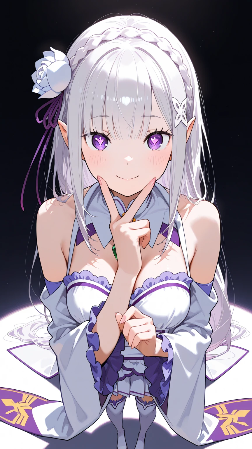 White Hair、Long Hair、Purple Eye、very, very big breasts、Nipples、breast milk squirting、Erect nipples、Yukata、No underwear、Face after climax、smile、Soaking wet、Peeing、Mole on upper chest、White mucus sprays from the tip of the nipple、No anal hair