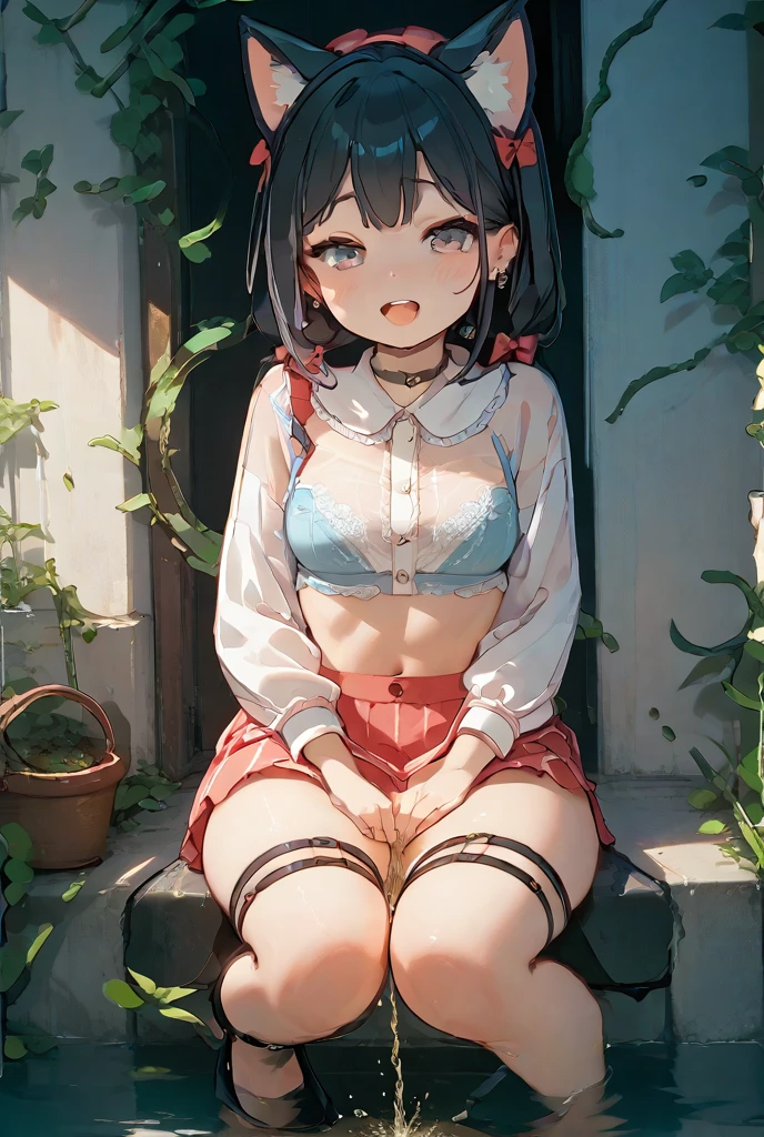 absurderes, 1girll, Be red in the face, (Realistis:1.5), (tmasterpiece, the Extremely Detailed CG Unity 8K Wallpapers, best qualtiy, A high resolution:1.2), (Supergianthugebreasts_Detailed, hyper HD:1.2), lighting perfect, distinctive, (1girll:1.4), looking at viewert, unreal-engine, Sideslit, s the perfect face, 详细的脸, Perfect body, beautidful eyes, Nice face, (Bright Skin:1.4), idoly, ulzang-6500-v1.1,,((gigantic cleavage breasts )),(a narrow waist),(blond hairbl,dual horsetail),((in a school)),(choker necklace),(leg loops)((Student uniform)),The shoulder straps slip off(obi strip),((face to face)),ssmile,Image quality is yellowish,Pubic hair shows through,upper legs,upper legs,Water splashes on the thighs(full bodyesbian:1.4),By bangs,(eye glass)),sharp sharp eyes,Peck the corners of the mouth,silver earring,