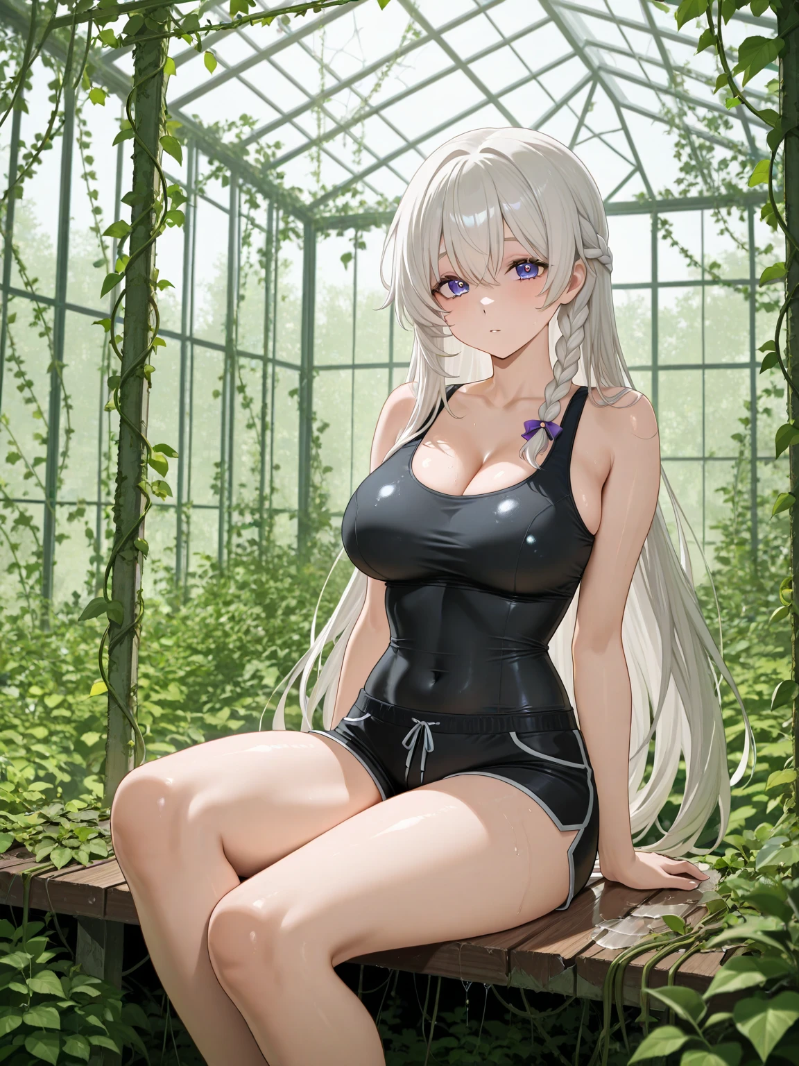 (((((((,Blushing,winked,cute cheeks,white hair))))))，((1girl,Solo,under-aged,11years old,short,Amazing,Cute Korean mixed-race girl，rosto magro,))(Masterpiece,Best quality, offcial art, Beautiful and aesthetic:1.2),((HD,Golden ratio,)) (16k),((sakura petals)),(Physically-based rendering),((((forest,outdoor,pond scenery, dappled sunlight,at night,)))) (((highdetailskin,)))，((sitting)),((((detailed hairs|middle hair|bun braid|curly drill hair|side ponytail|ahoge)))),Slender,thicc,(masterpiece sidelighting),(The sheen),(Beautiful hair,Beautiful eyes,）[[Delicate fingers and hands:0.55]::0.85],(Detail fingers),(((Superior quality,)))),((unbelievable Ridiculous quality,)),((extremely_Detailed_Eyes_and_face)),Movie girl,(Dynamic configuration: 1.2),Brilliant, (Photorealistic), ((pink ribbon on hair)),Ultra-precise depiction, Ultra-detailed depiction,Bauhaus,((8K resolution, refined features, perfect face, glowing skin, latex_bodysuit, creamy white mucus body, enveloping the whole body, transparent liquid texture, sexy,busty,upright_straddle, side view))8K resolution, refined features, perfect face, glowing skin, high detail, latex_bodysuit, creamy white mucus body, enveloping the whole body, transparent liquid texture, sexy,busty,upright_straddle, sunrise, water, side view