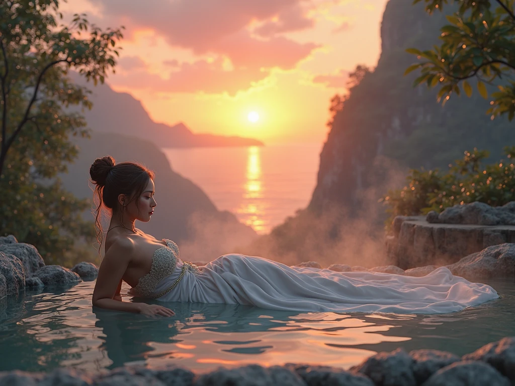 swimming under the stars, ocean, moonlight, mermaid, coral reef, deep sea