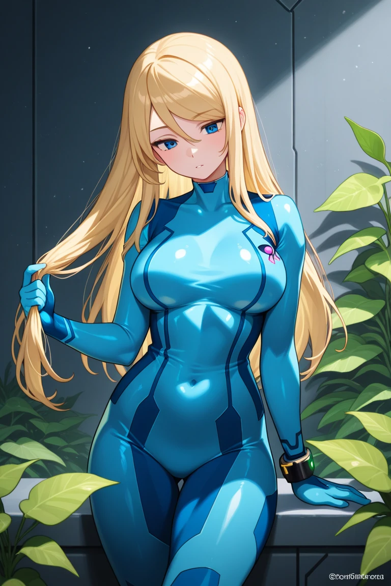 ((high detailed, best quality, 4k, masterpiece, hd:1.3)), BREAK rainy night, moonlight, landscape, it's raining, raining, Rosalina standing posing under the rain, BREAK neon blue eyes, seductive, attractive, sexy smile, smiling, smooth anime cg art, 36C breasts, cleavage, (long fitness legs), vivid colors, detailed digital art, slim body, perfect skin, wet blonde hair, wet long hair, wet hair, BREAK crown, BREAK looking at viewer, extremely detailed face, (blue jumpsuit), (Jumpsuit:1.5), (blue racing suit), (racing suit:1.5), (blue high heels), full wet body, wet body, earrings, gem, dark gothic eyeshadows, dark eyeshadows, black eyeshadows, black_sexy_lips, black lips, dark lips, gothic painted lips, dark_red_lips, very dark lips, red_painted_lips, (very thin lips), thin lips, detailed lips, (dark:1.2), (perfect hands, perfect anatomy), black makeup, detailed fingers, five fingers per hand, 5 fingers, (1 girl), (solo:1.3), (breast focus), (breasts out:1.3), (from above:1.3), (crossed arms:1.3),