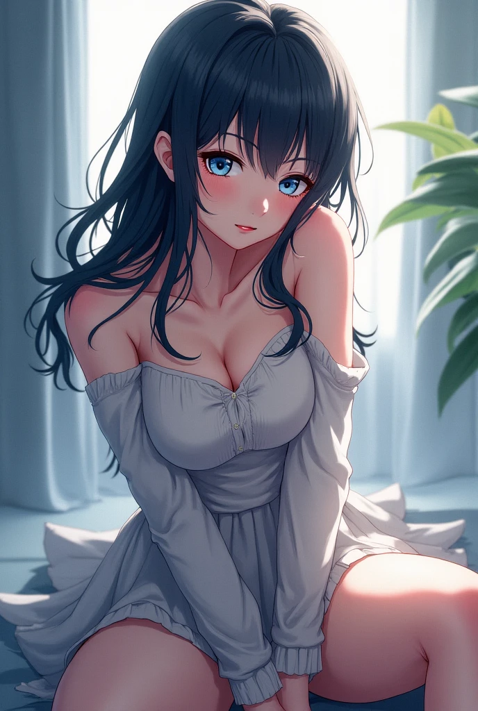 Woman,animejpholic,long-hair,Air bangs,lightly made up,Lori