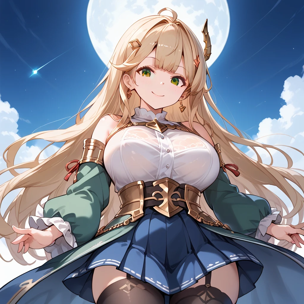 Dark color anime、One Horse Beautiful Girl、Gummy Smile、Hands behind your head、Prone、Beautiful breasts、At dusk、super high quality、Maximum resolution、Best assembly、Correct body structure、High angle、From the knee up、Face Detail、