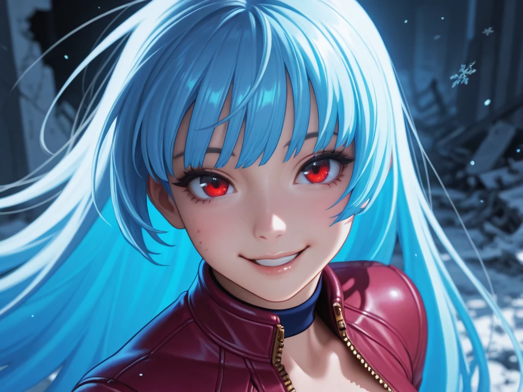 Masterpiece, beautiful art, professional artist, 8k, very detailed face, very detailed hair, very detailed clothes, 1 girl, solo, ((long straight blue hair)), ((hazel_eyes)), ((cat ears)), beautiful_face, long_eyelashes, natural_eyebrows, ((pink latex suit)), sitting on couch, looking_at_viewer, earrings, ear piercing, large breasts, cleavage, open clothes, pale_skin, flirty smile, juicy lips, posing sexily, sultry eyes