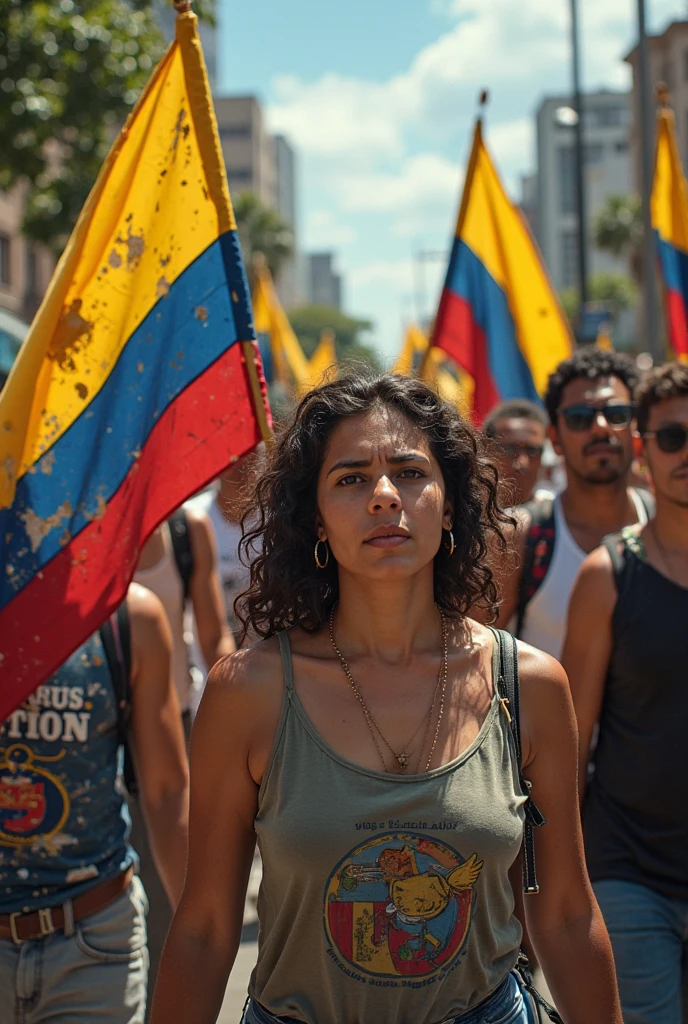 Photos of Protests: Images of marches or demonstrations by indigenous and minority groups.
Posters and Flags: Photos of posters or flags used in movements for plurinationality.