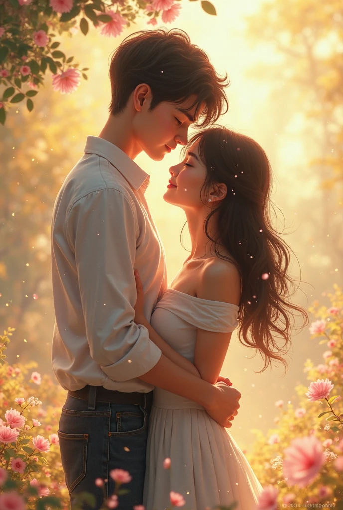 a boy and girl love