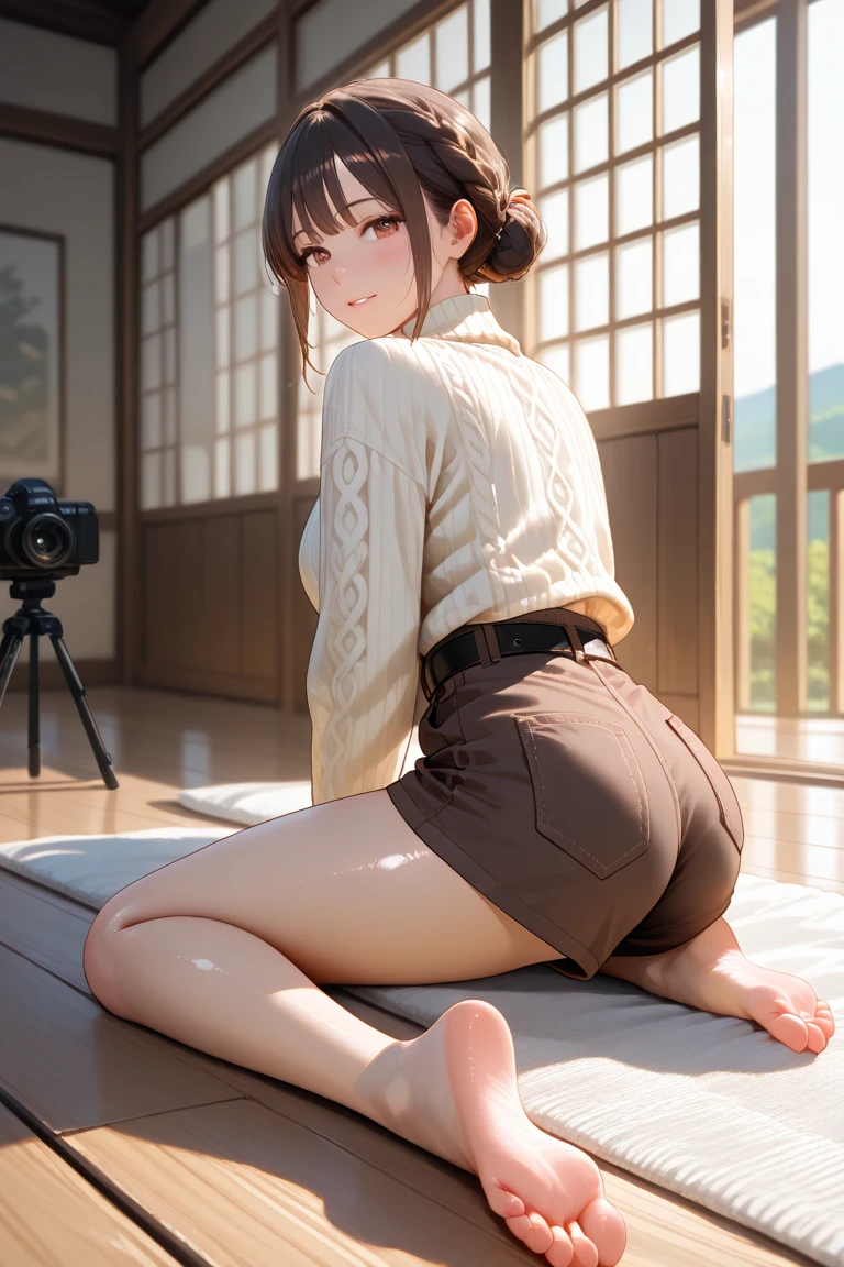 1girl, woman, masterpiece, best quality, highest quality, cinematic lighting, (volumetric lighting), extremely detailed CG unity 8k wallpaper, focused, 8k wallpaper, extremely detailed, ultra realistic, photorealistic, sharp focus, absurdres, (HDR:1.2), (high contrast), photograph, detailed and intricate, instagram, portrait, highly detailed, digital painting, artstation, concept art, smooth, sharp focus, illustration, cinematic lighting, (big breast:1.2), medium shoulder,