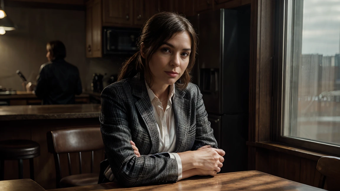 a young man with brown hair and a successful expression working in the office with his coworkers, beautiful detailed eyes, beautiful detailed lips, extremely detailed eyes and face, long eyelashes, formal business attire, working on office computer, office setting with desk and chairs, warm lighting, photorealistic, 8k, cinematic, highres, masterpiece, ultra-detailed, realistic