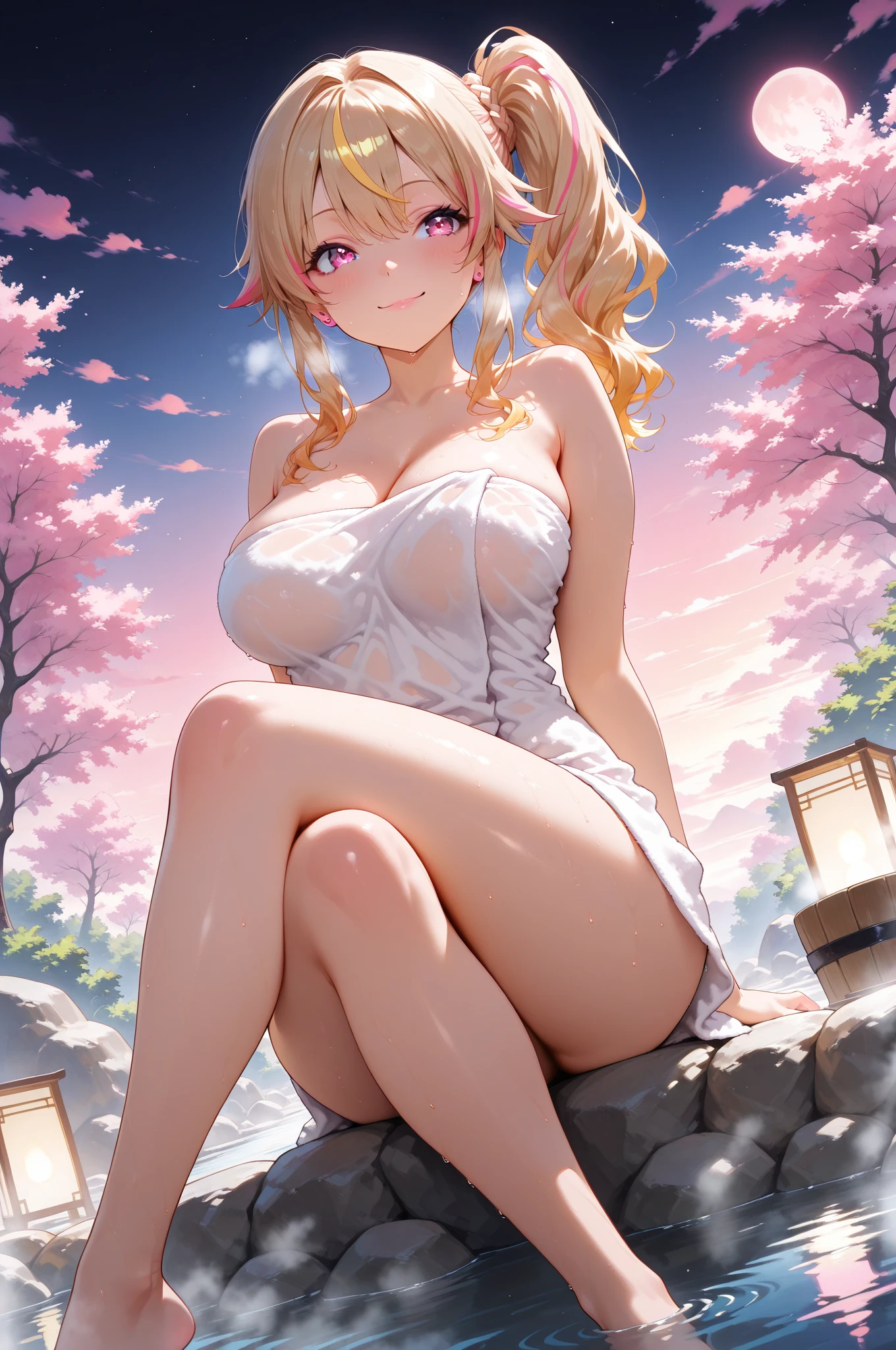 A large amount of sweat drips from the forehead, Overall orange background in the evening Sunset sunlight,Full body depiction on screen, Glaring Eyes Showing disgust Huddle together Blonde Long Hair anime Primary school students Romanesque style Super Curly Hair Super long sideburns See-throughの衣服 Wet and sheer pearl skin turtleneck wedding dress 3人の少女達がcuteポージング Pool at night Droopy eyes Peach ribbon headband 天蓋付きのcuteベッド Aqua Blue Rubber Sheets Aqua Blue Rubber Bed Lying down Sad face Embarrassing Blushing Wet and transparent pearl skin berry long skirt Wet and transparent pearl skin tights Wet and transparent pearl skin innerwear Rubber luster Multiple pink ribbons Soaked in the rain Wet and transparent pearl skin super long gloves Wet and transparent pearl skin pantyhose Hot Pink Garter Belt cute Pitiful clear Big eyes Droopy eyes Pale pink rouge Shocking Pink Pink Long Boots Wet and transparent pearl skin body See-through See-through Wet 衣服が汗で濡れてSee-through 全てWet