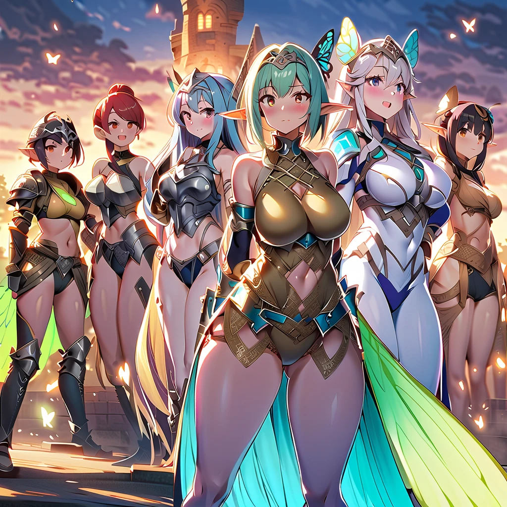 In the beautiful illustration of this super-grand scene,The ultra-long-range lens is shown(Over eight unique centaur characters:9.9),They all have their own characteristics,Vivid and interesting。Radiant angelic centaurs from the heavenly realm,To the hellish centaurs surrounded by nightmarish flames,And then to the Wind Fairy Centaur dancing in the air,There are also one-horned centaurs surrounded by thunder and lightning,and mechanical centaurs that shine with metallic light,And then to the powerful dragon centaur with colored dragon scales covering the whole body,The elegant and agile elf centaur always wears a flower crown with its slender graceful lines,Enchanting and charming Tiflin centaurs。Each character has their own unique charms and abilities。The illustration uses advanced artistic techniques and tools,(Divide the scene into sections by geometric arrangement:9.9),Each section corresponds to a centaur character,This makes more efficient use of space。Through Midjourney's advanced brush tools、Color palette、Material packs and model packs,For each centaur, beautiful props are designed to increase racial characteristics、Clothing and physical features,Enhances the character's personality and visual appeal。The scenery in the illustrations is stunning,There are changing skies、rainbowing、extreme light、Stars and Moon。Incorporating iconic landmarks such as Mount Everest,and fireworks、tranquil lake、Natural and urban elements of waves and neon lights,Creates a magical atmosphere。The centaurs display their unique abilities and equipment in a variety of environments,This is true even in extreme alien landscapes。(Use Midjourney's tools、Material packs、Texture tools、The color palette makes depicting details vivid and realistic:9.9),From complex hairstyles and as well as different racial traits、Body、Appearance features、Clothing to real textures,This greatly enhances the realism of the characters and surroundings。The fusion of multiple art styles adds movement to the centaur's