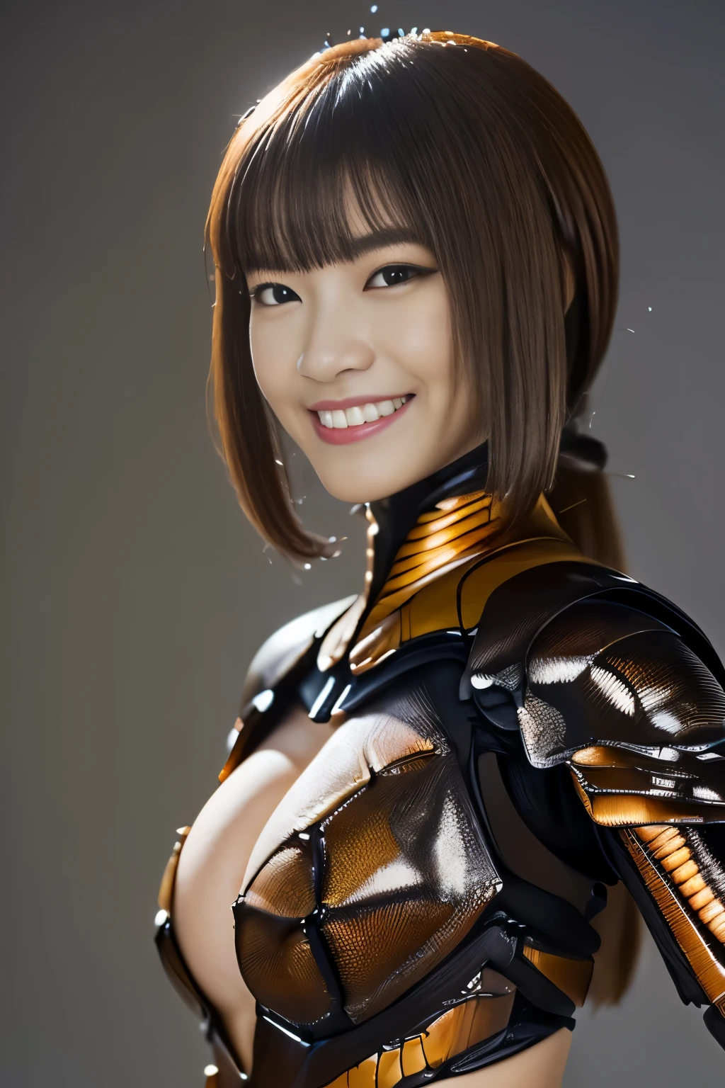 (high resolution,masterpiece,best quality,extremely detailed CG, anime, official art:1.4), realistic, photo, amazing fine details, all intricate, gloss and shiny,awesome many layers, 8k wall paper, 3d, sketch, kawaii, illustration,( solo:1.4), perfect female proportion,villainess, (fusion of dark brown cockroach and lady:1.4), (brown cockroach form lady:1.2), (brown cockroach lady:1.2), (fusion:1.2), (solo:1.4), (evil smile:1.2), muscular, abs, (cockroach brown exoskeleton bio insect suit:1.4), (cockroach brown exoskeleton bio insect armor:1.2), (brown transparency cockroach wing:1.4), (brown cockroach antennae:1.3),