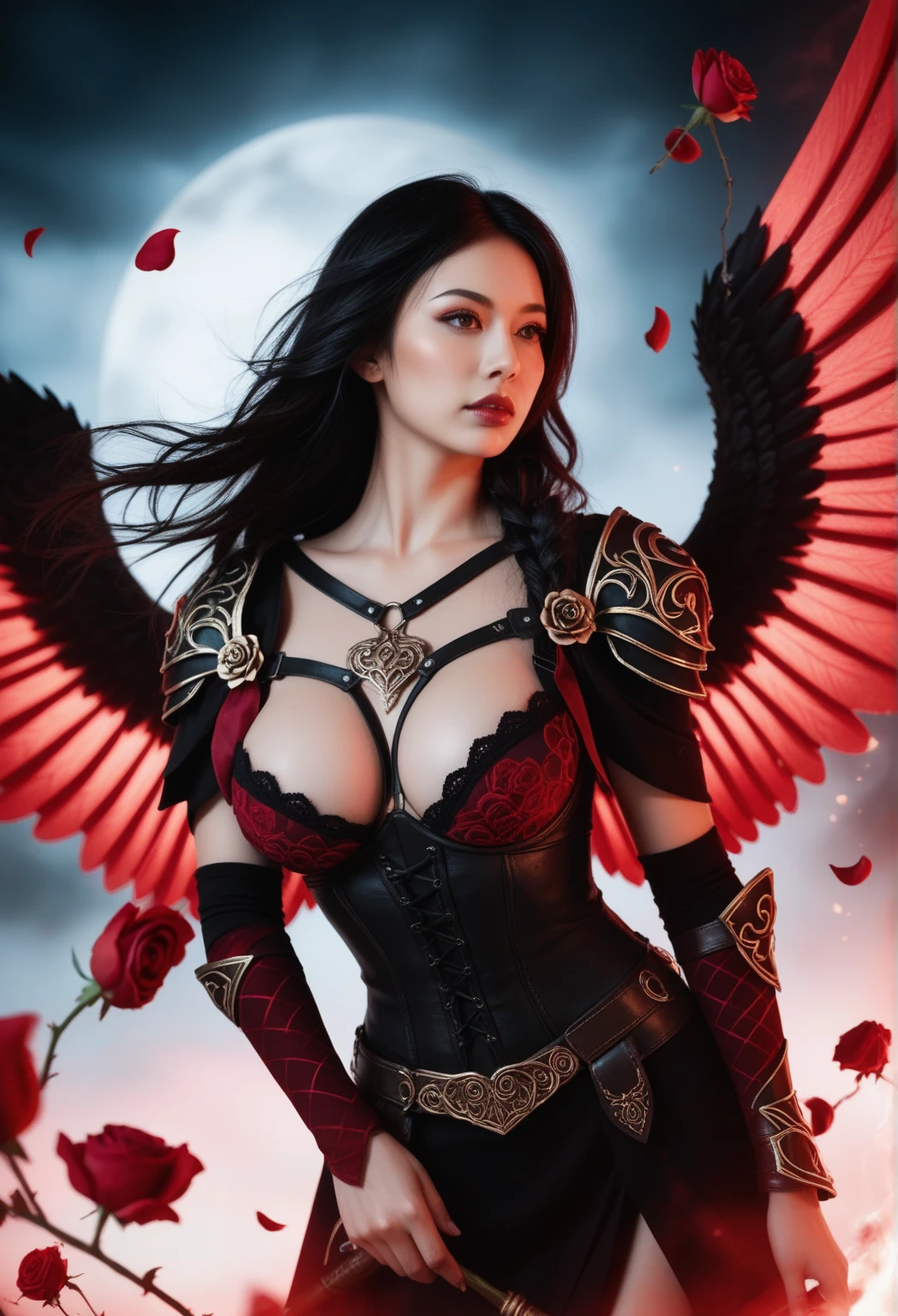 woman,sexy,angels,scary,Red eyes