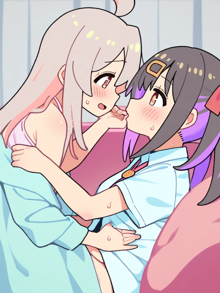 2 girls masturbating pussy