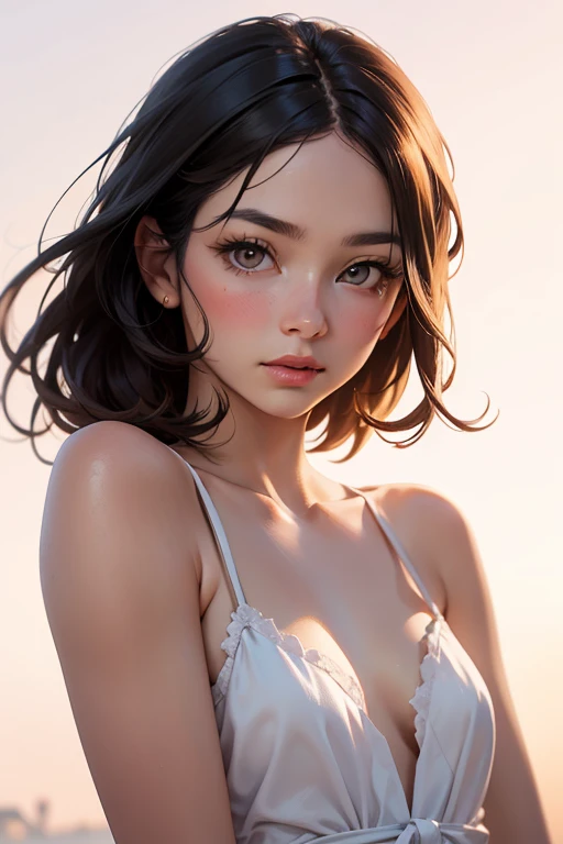 "((masterpiece)), best qualified, pink, Marilyn Monroe pose for artistic portraitphoto , light and space, a wide variety of pastel shades, All in high definition and detail, a lot of energy and emotion!"(best quality, masterpiece, unparalleled masterpiece, ultra realistic perfect artwork) (digital artwork),  oily skin, asian features, sunny)), Spirit Goddess, Feathers, Floating Feathers, Conjuration:1,
