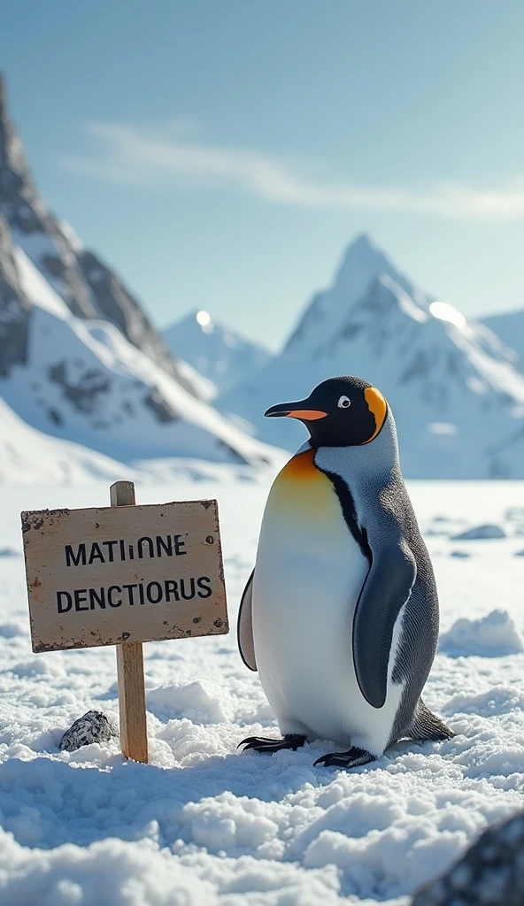 masterpiece, best quality, extremely detailed, (((A giant penguin))),(((a giant polar bear))),face to face,fighting ,Antarctica, movie poster style