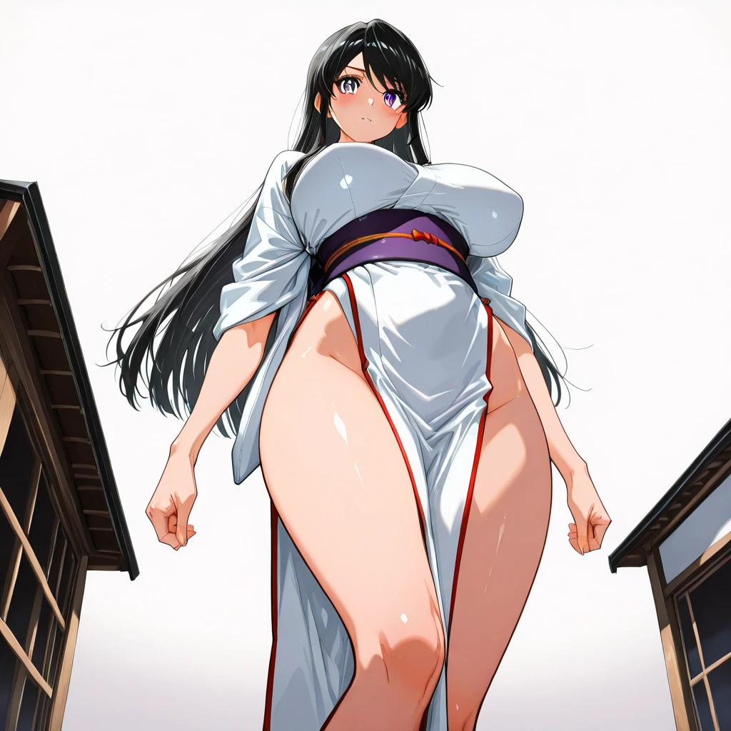 (Very beautiful face and eyes:1.2),(close your eyes、Open your mouth、Drooling、),((Big Breasts))、White high leg Chinese dress、、Fresh Skin、Beautiful feet、cherry blossoms、 (Highest quality,masterpiece:1.2),1 Girl,Looking at the audience,Spread your legs、Squat、 Natural light,Hair blowing in the wind,Beautifully detailed skies,((Sweating all over the body))