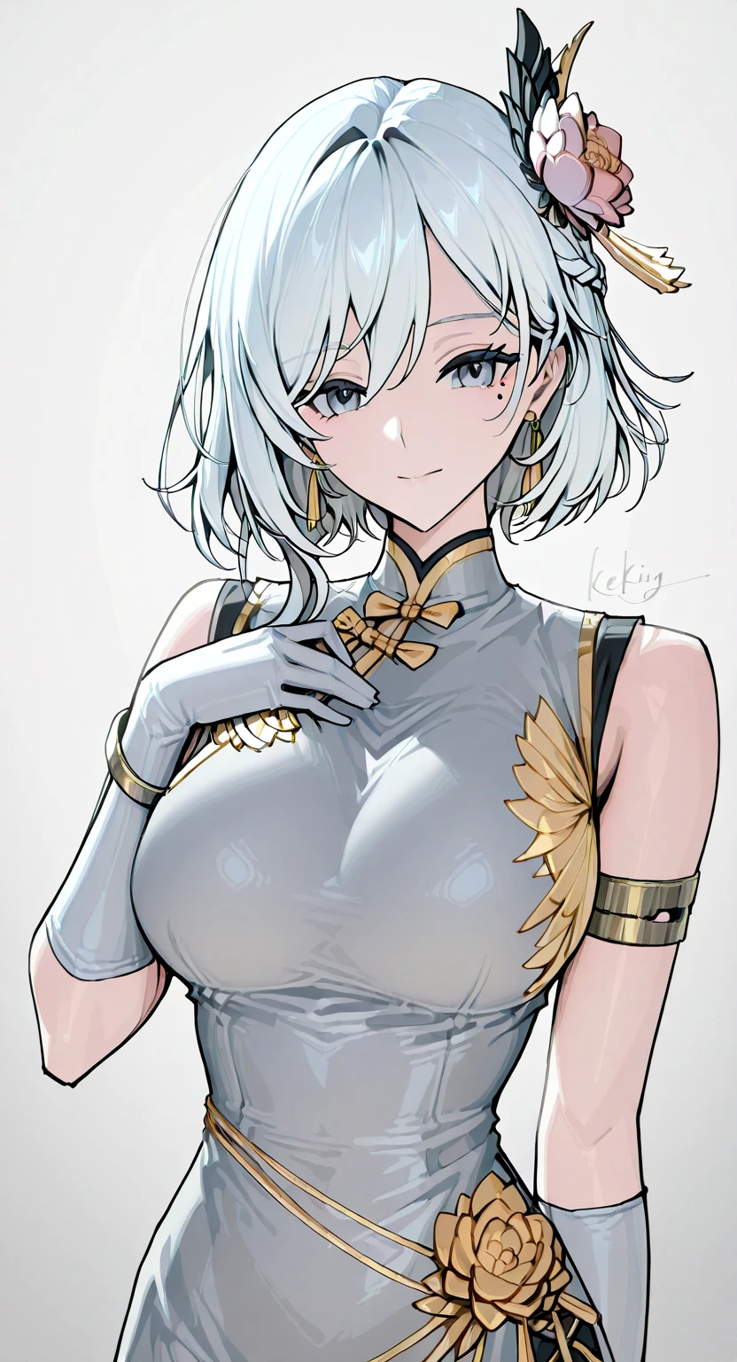 <lora:AiBunnies:0.8> toss a coin to your rabbit, 1girl, white hair, gold eyes, viera, bishoujo, tankini, open clothes, skindentation, realistic