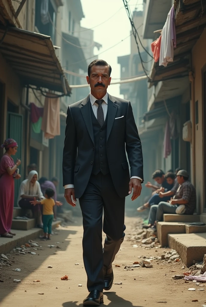 Make that younger boy work for gangster in India.