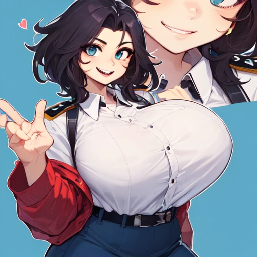 short hair girl,with big nipples,with a very short tight dress,