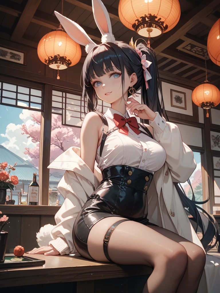(high resolution:1.7),
(masterpiece:1.5),

(one Japanese woman:1.4),
(beautiful sparkling eyes:1.8),
(fain detail of face:1.5),
(long black hair:1.5),
earring,

breast,
(sit down:1.5),
(panty:1.3),
(knee:1.3),

(cheongsam clothes:1.8),
(hold a panda:1.3),

many colorful butterfly,
hair ornament,
