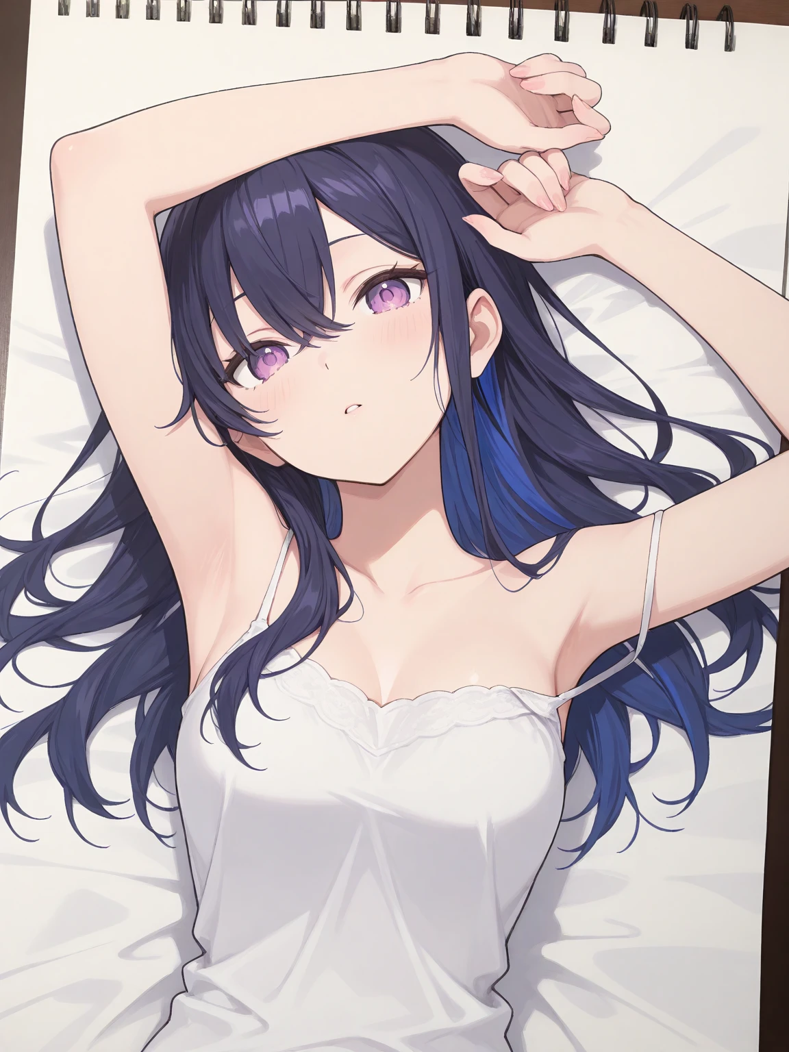 ((rainden shogun)),(female),(in the bed),(bikini)
