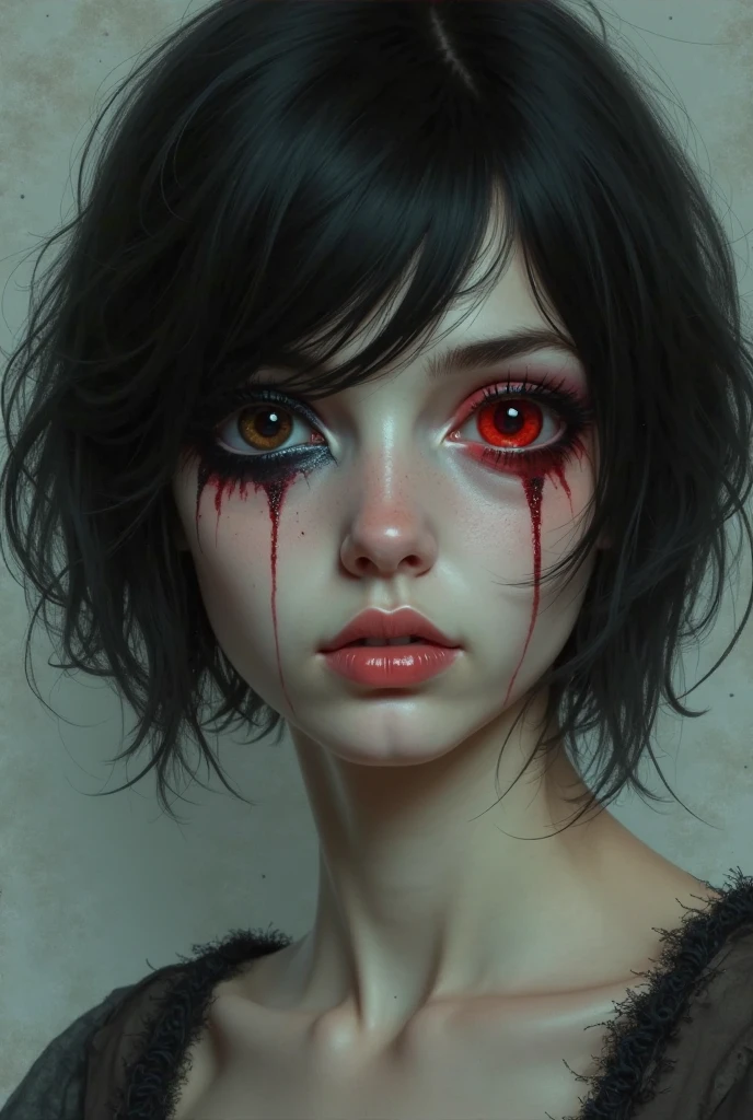 (Award-winning masterpiece, incredibly detailed, textured and maximum detail), (hyper realistic:1.4), (realistic:1.3), (close-up of upper body), (top quality realistic textured skin), (5 perfect and beautiful fingers:1.8), (vampire nobleman:1.6), (vampire royalty :1.6), (wide-mouthed, happy smile:1.6), (two thick, long, sharp vampire teeth visible through open-mouthed smiling lips:1.7), (captivating gaze:1.9), (dense, perfect circle, symmetrical eyes, beautiful, dense, beautiful face:1.6), (aesthetic, decadent image:1.6), ( Pale but beautiful skin and face: 1.6), (Wearing a lot of decadent and delicately crafted accessories: 1.8), (Elegant and finely carved medieval room and furniture: 1.8), (Bioluminescent bright red eyes: 1.7), (Corrupt beauty: 1.6), (A pair of red eyes with strong red glow from within :1.7), (calm old luxurious red dress covering the whole body is quite damaged, but elegantly and delicately made: 1.8), (elegant and lavishly crafted accessories: 1.8), (little skin exposure: 1.5), (strong moonlight coming from outside: 1.7), (strong red light coming from the outside: 1.7), (strong red light coming from the inside: 1.7), (strong red light coming from the outside: 1.7), (strong red light coming from the outside: 1.7), (strong red light coming from the inside: 1.7), (strong red light coming from the outside: 1.7) ((dramatic photo)), ((cinematic light)), (full-length portrait:1.9), (examine), (looking down), (dramatic pose), (smoke effect and bewitching light:1.4), wind effect, (purple smoke in the air: 1.3), ruins of an old castle, royal crypt, (dilapidated luxurious mansion:1.8 ), ((Dark night, Night with full moon, Night with new moon)), Epic realistic, Faded, ((Neutral tones)), Artbook, (Ticker: 1.5), (Muted colors: 1.2), Hyperdetailed, (Art Stations: 1.5), Cinematic, Warm light, Light effect, (Muted colors: 1.3) Dramatic light, (Elaborate Detail:1.1), Complex background, (Greg Rutkowski:0.8), (Teal and Orange:0.4)