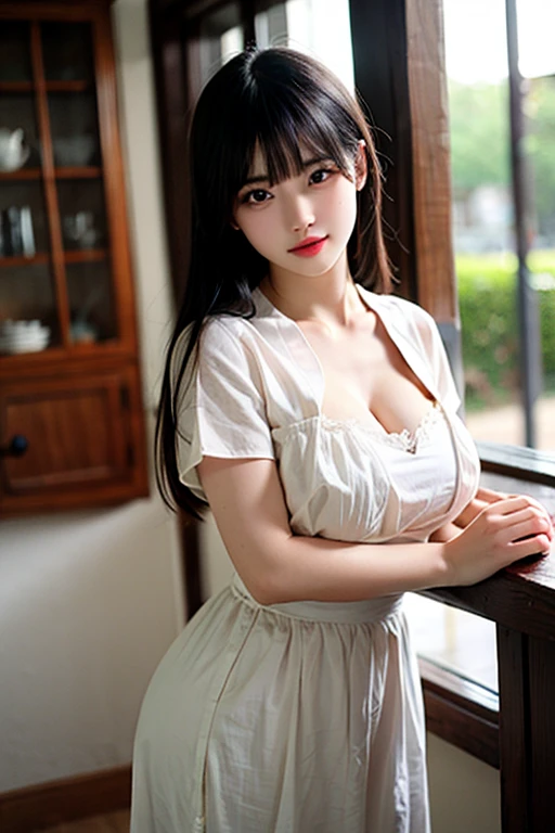 very dark skin, solo, 1girl, fuyuko mayuzumi, black hair, (brown eyes:1.2), long hair, two side up, makeup, whore, prostitute, Mature female, huge breasts, portrait, leaning forward, blonde, gyaru mama, evening dress, microdress, walking, sideview, pink lips, long eyelashes, pink eyeshadow, looking at viewer, pov, outdoors, tokyo \(city\), night time, blurry background, city lights, neon lights, areola, areola slip, covered nipples, bracelet, seductive smile, collarbone, wing, halo, shiny skin