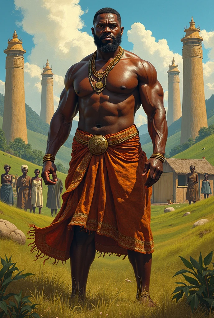 (16k, RAW photo, best quality, masterpiece: 1.2), ultra-detailed, formal art, photorealism: 1.37, upper body photo, (man ((African), beauty,(( Super shock , warner Bro)film grain, action pose