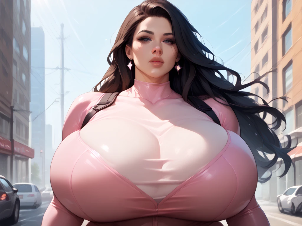 (masterpiece:1.3), (8k, Realistic, RAW Photos, Best image quality: 1.4) , Wong is here\(resident evil\), Show your sweaty ass to the camera, Sexy pose, Outside the Motel, (night:1.2), Complex, Bokeh, Cinema Lighting, Photon Mapping, Radio City, Physically Based Rendering, Beautifully detailed skies, ,(Red Nose),(smile:1.1),(Mouth closed),(gigantic cleavage chests:2.0), (((Sagging chests))), (((large full chests))), chest_expansion, (((Ultra-detailed glossy skin)))) , 魅惑的なsmile, Wide opening, Professional Lighting, Sony A7R4, Zesse 50mm F1.8,Beautiful details.Pink nipples、chestが見えている、Beautiful thighs、