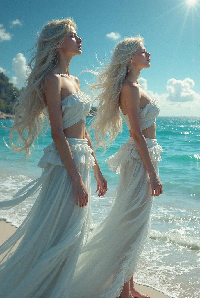 The sea, water