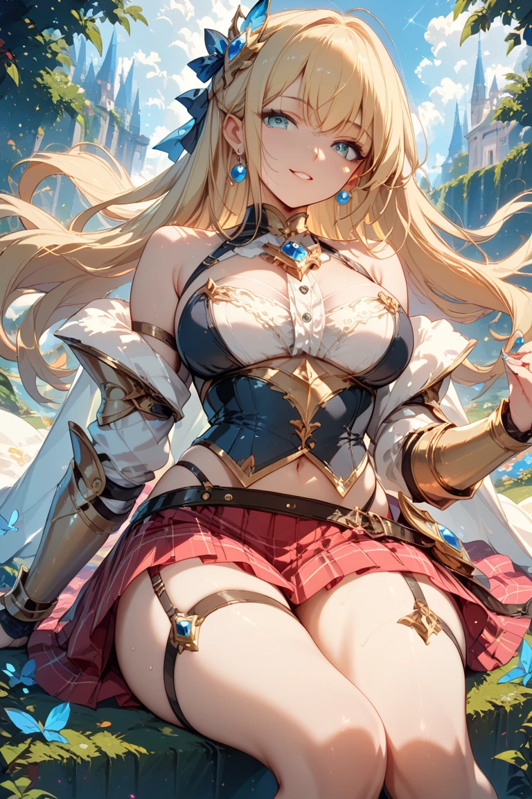 1 woman、Radiant hair、fluffy and soft hair、Sparkling eyes、爆乳、Too large breasts、Seductive breasts、Sheer underwear、Tiara of the Goddess、goddess god々Feeling、lace cape、aquamarine choker、Castle Room、Long Lace Bale、Ruffles and ribbons、A smile、The upper part of the body、 A glowing wand made of crystal.、Wings encrusted with aquamarine、A benevolent look、Eternal brilliance、Too large breasts、爆乳、puffy chest、Cinderella's Castle、Navel Ejection、I can see my nipples