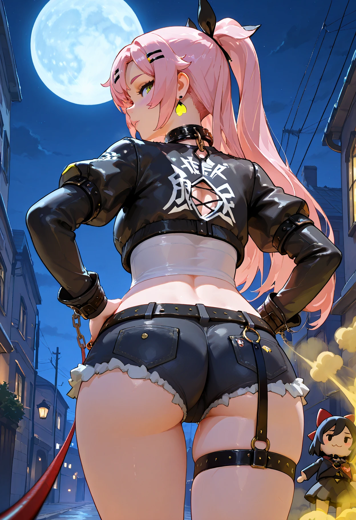 Girl,A half body,Dilated yin,Be red in the face,  ass,ass focus, looking back, big ass, large ass, good ass, huge ass, (big ass:1.2), (large ass:1.2), (beautiful large ass:1.4),