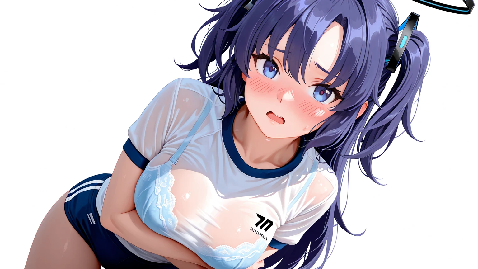 (((masterpiece))), (((highest quality))),(((detailed))),(((perfect cute face))),((Perfect beautiful eyes)),(((Highest image quality))),(((Big breasts that are about to burst:1.5))),(((narrow waist))),(((thick thighs:1.3))),(((raise both arms))),(((open your legs wide:1.3))),(((lying on white sheets:1.2))),(black hair),(straight hair),(((bangs))),((beige sleeveless sweater)),(Tight Skirt),((pink underwear)),((((crying face))),((blush)),((frightened face)),((looking at the camera)),((shiny skin))nude,Cow print costume、squatting、spread your legs,,score_9, score_8_up,score_7_up, source anime,sound effect,
1girl,black hair, (1boy,hetero), vaginal sex, lying, (on back:1),
spread legs, missionary sex,cum shot,squirting,steam,
from above, pov,
BREAK
(tareme), (medium breasts), hanging breasts,
(school uniform, serafuku,skirt),
nipples, bare breasts,navel, (trembling),
BREAK
puiani,