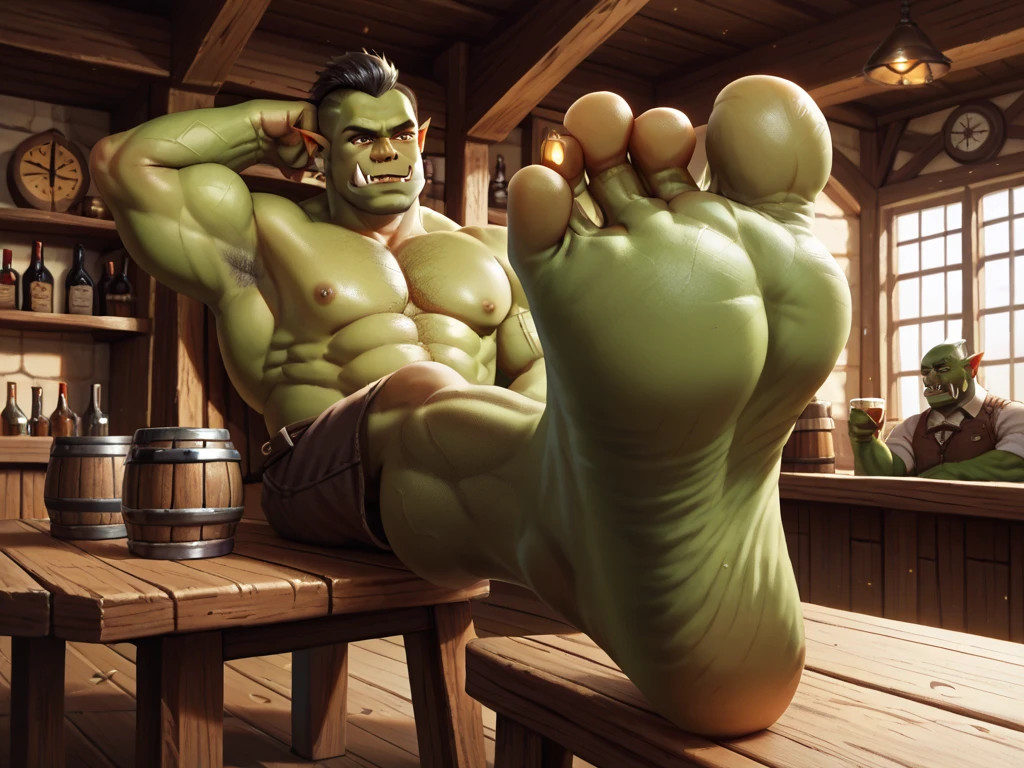Orc male foot fetish