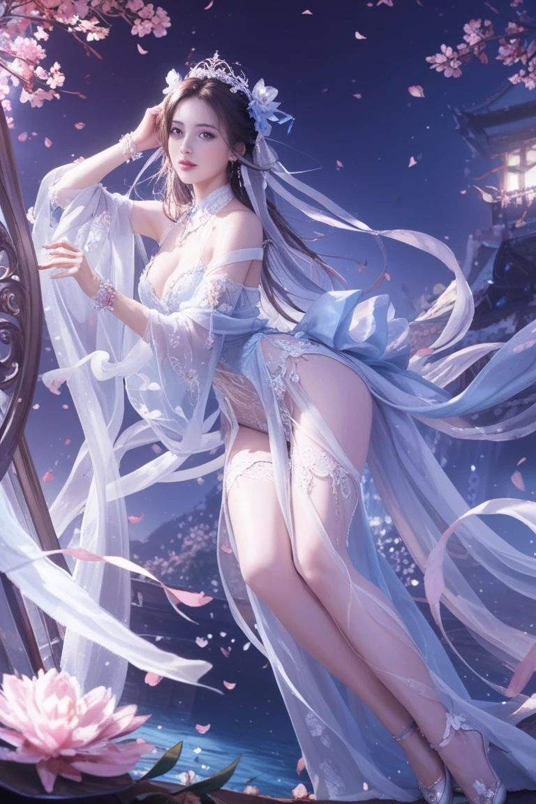 masterpiece,(best quality:1.3),Ultra-high resolution,RAW photos,Delicate skin,Beautiful Lights,(Practical, photo-Practical:1.4),1 Girl,cheongsam,very beautiful and cute face, Long legs, Perfect body
