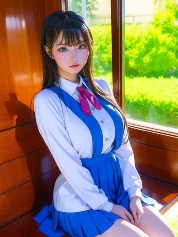 Real Images、(masterpiece:1.2、top-quality)、Lady 1、独奏、Stand kneeling、Ultra mini skirt、White panty、Wet and droplets、sexy underwear、skirts that are too short、Physical education sitting、M-shaped legs、Open legs,summer clothing、itchy、reach、3When the moon、Cabin Crew、Open legs,poneyTail、校服、a miniskirt、White panty、camel's toe、Planes、Pink blouse、Services for passengers、water dripping、Wet、Provision of safety instructions、Response to emergencies、bangss、(Glossy skin:1.15)、