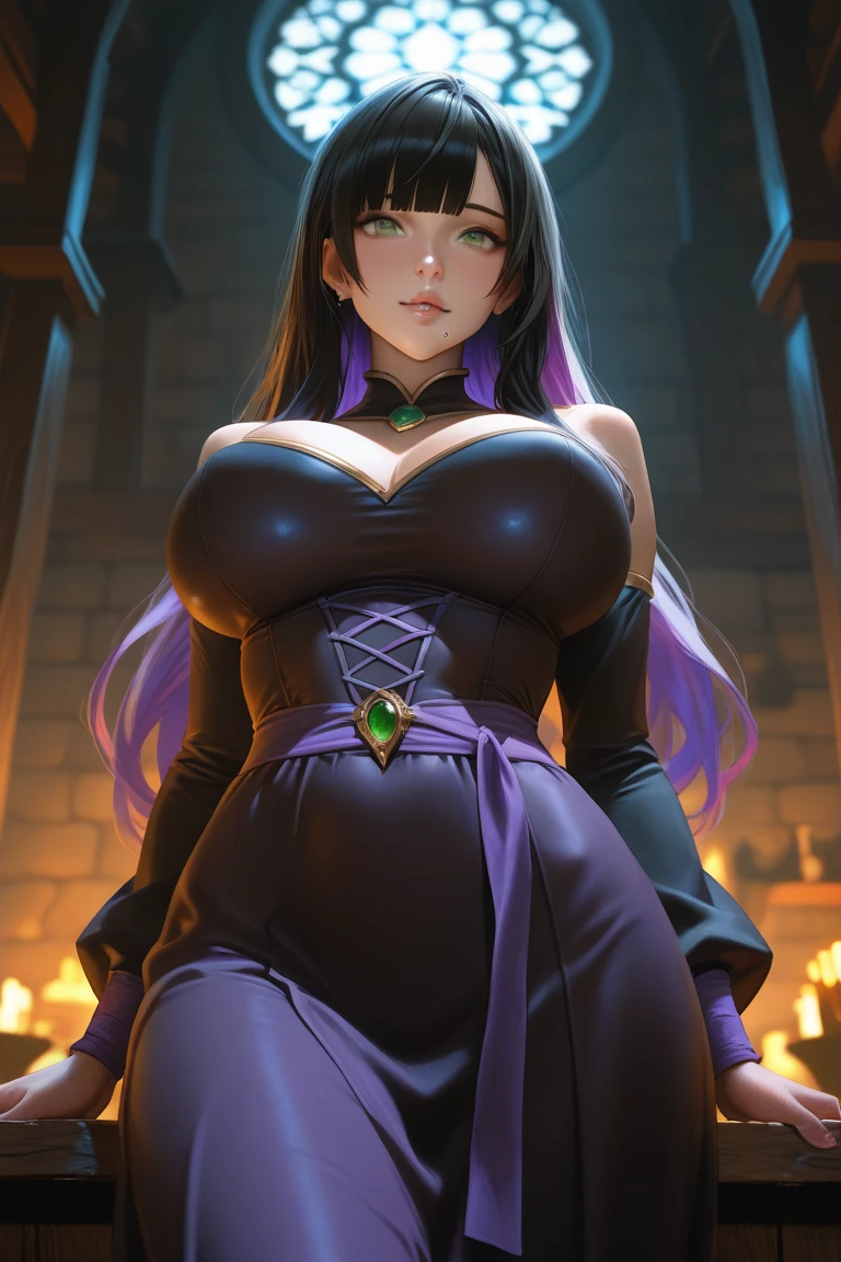 masterpiece、Highest quality、detailed、Perfect skeleton、One girl,heart-shaped pupils,nail,put your hand on your face,Black Hair、Braid、Black HairBraid,Purple eyes,(blush:1.1),choker,whole body,trembling,Sweat,Sweatdrop,heart,(Speed Line:1.1),Medium chest, ((Heavy breathing:1.3)), like, heart, Crop top, Happy, smile、ElsaGranhilt、Elsa、Granhilt