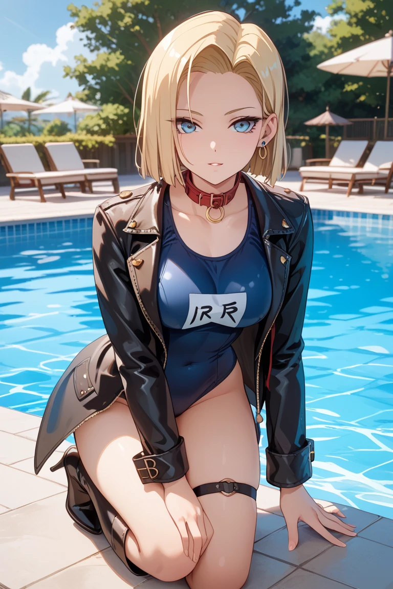 (high resolution digital image), (full length photograph), deep DOF, nsfw, male gaze, male lust, (1girl:1.3), (Lindsey Pelas:Kate Upton:0.5), bad daddy spying on his (extremely huge breasted busty young daughter:1.3) by the pool, (Lindsey Pelas:Kate Upton:0.5), blonde teen,bikini top, jeans pulled down, short hair, messy hair, taboo busty teen temptation, (slender skiny fit teen), bare lean midriff, narrow hips, tiny ass, long slender legs, standing, sexy pose, pal, pants