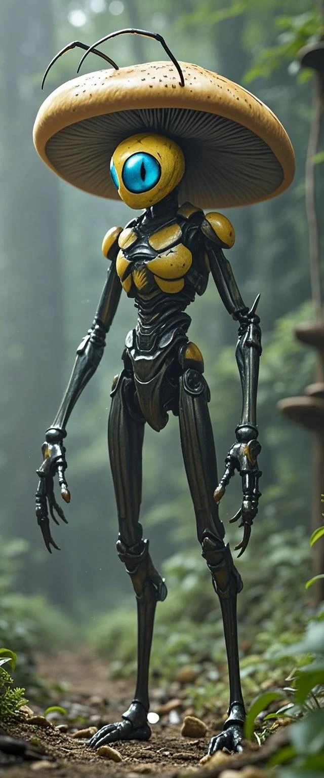 Fembot zebra cyber, humanoid , full body ,arms and legs , big , military sexy