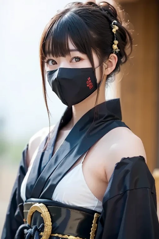 ((female ninja))、(highest quality、8K、32K、masterpiece、Super high resolution、nffsw:1.3)、(japanese idol:1.3)、1 girl、(big breasts:1.25)、(short hair)、abs、perfect body、((Takan Ninja)), delicate features, surreal, surreal, clavicle、Shadow、octane rendering、(((Mystical expression))),((Wearing a revealing kimono beautifully)),highly detailed face、detailed lips、finely tuned、double eyelid、(attractive)、((Stir:1.5))、maikurobikini、((belly button))、armpit、、intricate decorative details、Japan details、very intricate details、realistic light、CG Society Trends、((female ninja)),Kunoichi Ninja、Throw shurikens、Japan holding a sword、Mystical expression、shrine background、Japanese old townscape、((heavy chest)),(((Fierce battles with ninjas))),(((two stock))),high contrast、(((whole body angle))),colorful kimono、